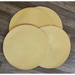 Placemats Set of 4 Tan/Beige 15 In. Cottagecore Coastal Grandma